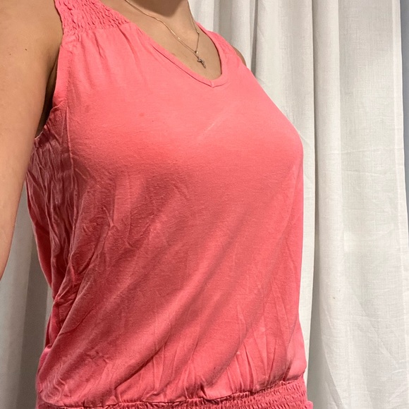 Banana republic pink tan top - Picture 2 of 2